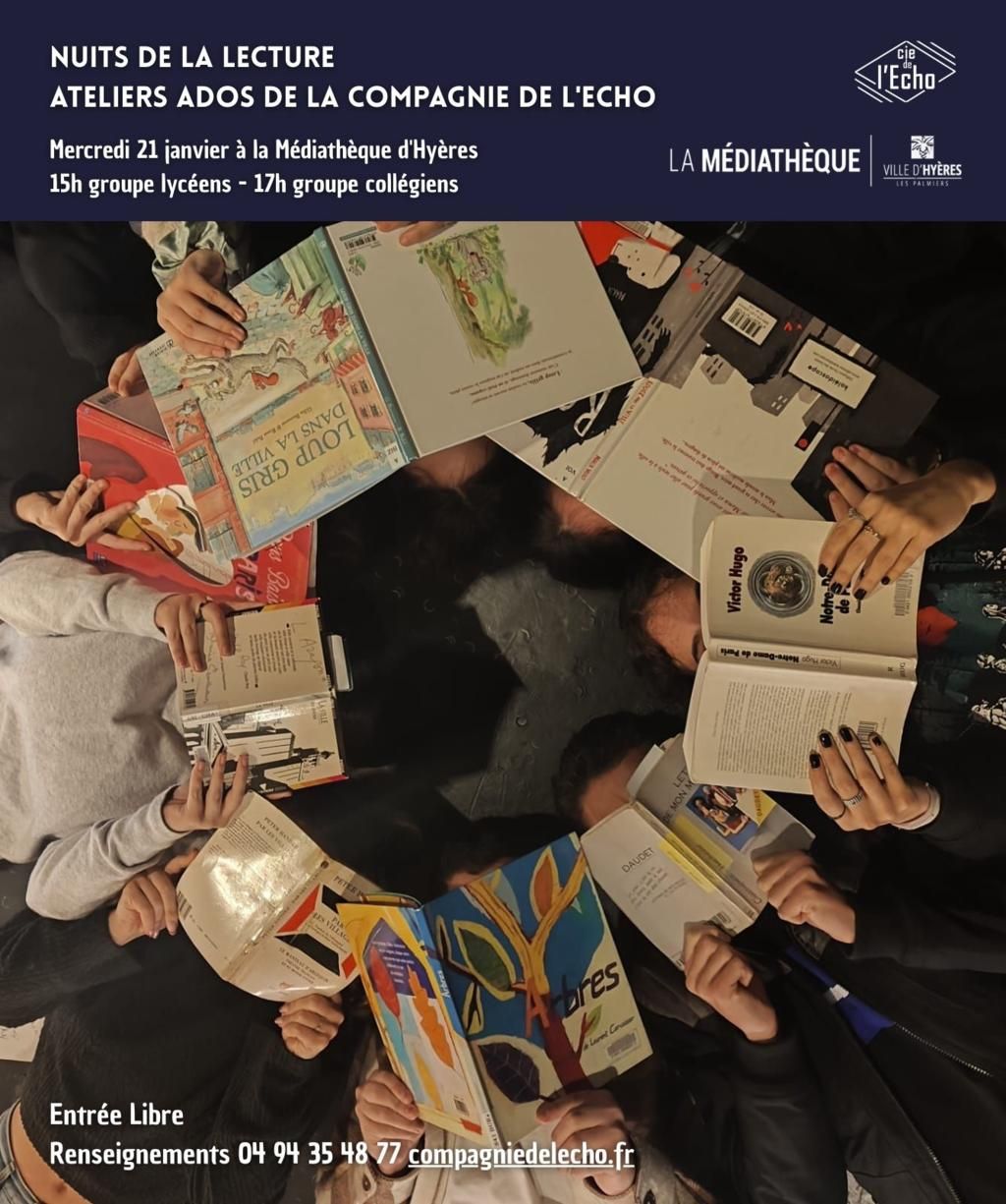 Affiche Cie de L Echo Nuits de la lecture 20 071973899d