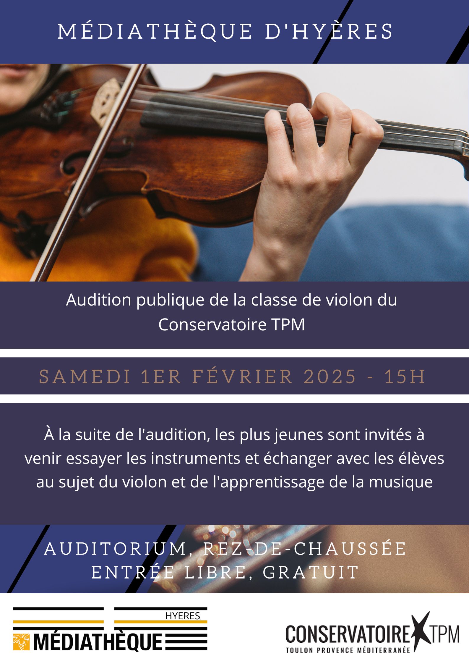 audition publique violon